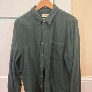Madewell Dark Green Men's Shirt
